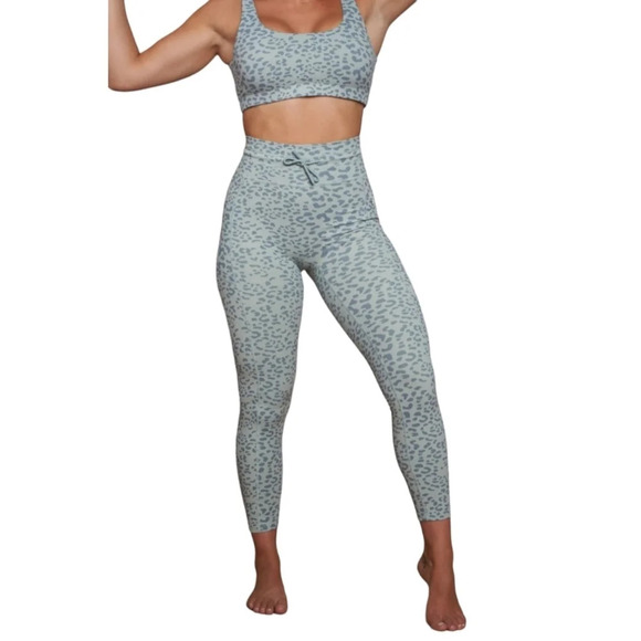 Curio Energy Tech Primal Green Leggings Size Small - Picture 2 of 16
